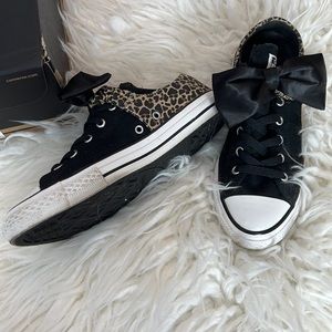 Converse CT Betty Slip Black/Leopar Sz Y5